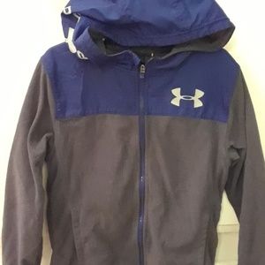 Under Armour zip up with hood